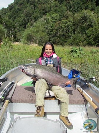 Fotos da pesca esportiva em Chaiten no Chile